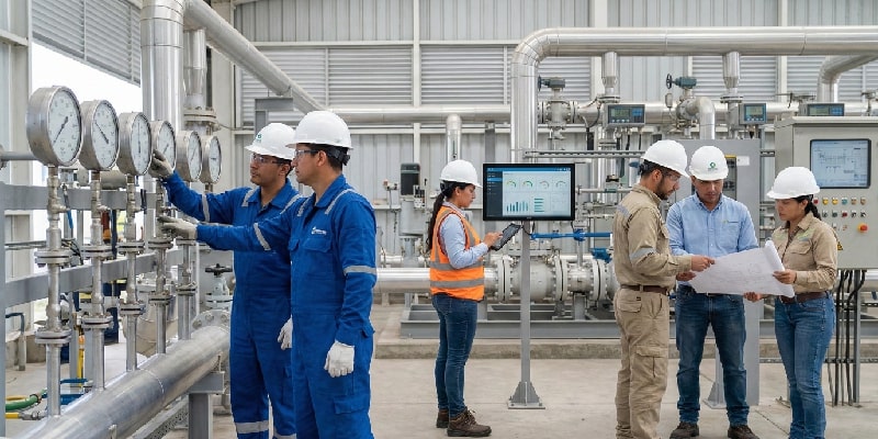 Planta distribuidora de gas 