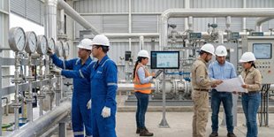 Planta distribuidora de gas 